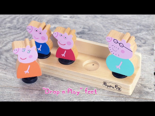 Деревянный набор фигурок Peppa - Семья Пеппы