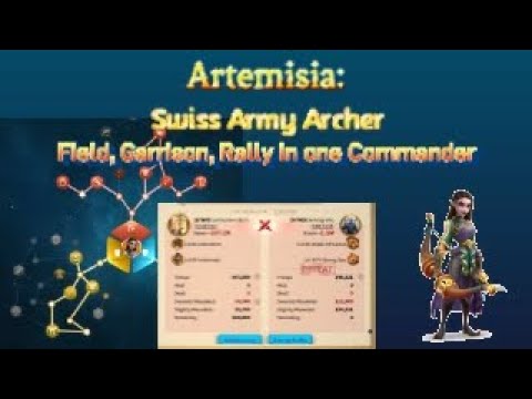 Should you Build Artemisia?  Rise of Kingdoms Artemisia Commander Review Field and Garrison Archer