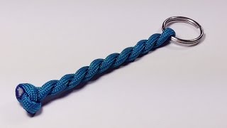 You Can Make A Remarkably Easy 2 Strand Round Braid Keychain