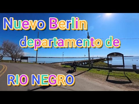 Nuevo Berlin departamento de Rio Negro viajando en moto por Uruguay