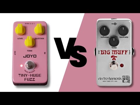 EHX Big Muff Nano Rams Head Vs Joyo Tiny Huge fuzz jf-26
