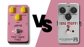 Video thumbnail for EHX Big Muff Nano Rams Head Vs Joyo Tiny Huge fuzz jf-26 by The Tone Lounge