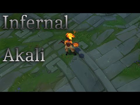 Infernal Akali 2020 SkinSpotlight - League of Legends