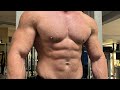 Muscle Flexing in the gym after HARDCORE TRAINING