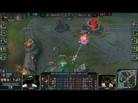 SKT vs FW Highlights Game 2 MSI 2017 Semi Finals SK Telecom T1 vs Flash Wolves by Onivia