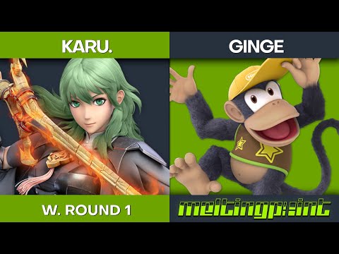 MeltingPoint 54 - WR1 - karu. (Byleth) vs Ginge (Diddy Kong)