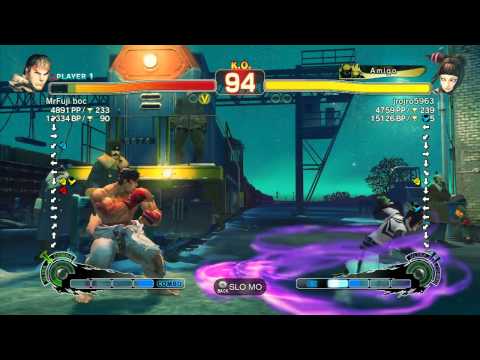 SSF4 AE 2012: MrFuji boc (Ryu) vs jrojro5963 (Juri) - Xbox Live Ranked Match