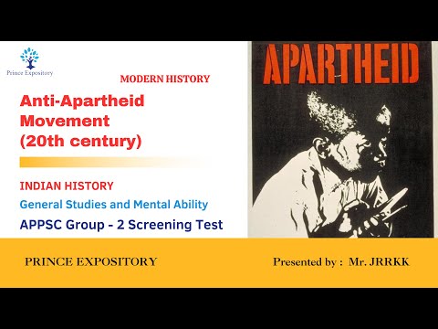 23. Anti-Apartheid Movement (20th Century)