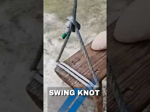 How to Make a Strong and Durable Swing Knot #rope #tips #technique