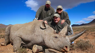 BLACK RHINO ALIVE AND HEALTHY BECAUSE OF HUNTERS