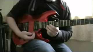 Creation&#39;s Tears -  Another Collision Guitar solo pt5 Guitar lesson / tab / Guitar tutorial