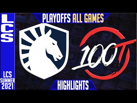 TL vs 100 Highlights ALL GAMES | LCS Summer Playoffs Round 3 | Team Liquid vs 100 Thieves