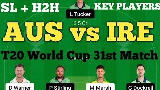 AUS vs IRE Dream11 Prediction | Australia vs Ireland Dream11 Team | IRE vs AUS Dream11 T20.