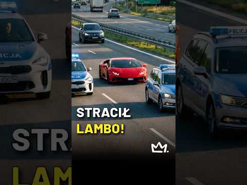 stracił LAMBORGHINI za prędkość?! #motoryzacja