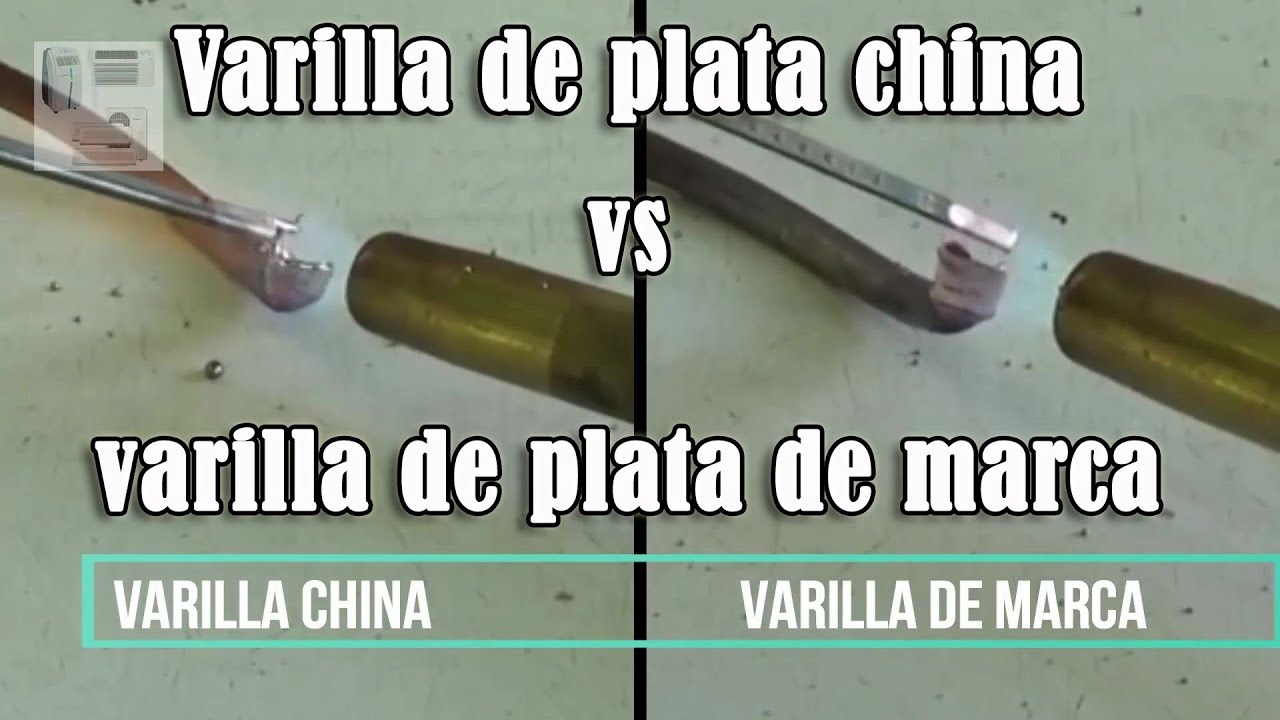 Varilla de plata china o varilla de plata de marca reconocida