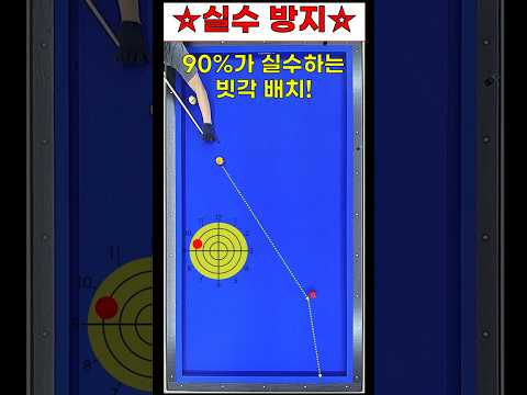 빗각 비껴치기, 제발 '천천히' 치지 마세요! 🚫