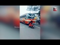 Viral Video Kerala Woman Stops Scooty In Front Of Bus That Bus Driving In Wrong Lane