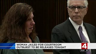 Women jailed for courtroom outburst: 'I deeply apologize'