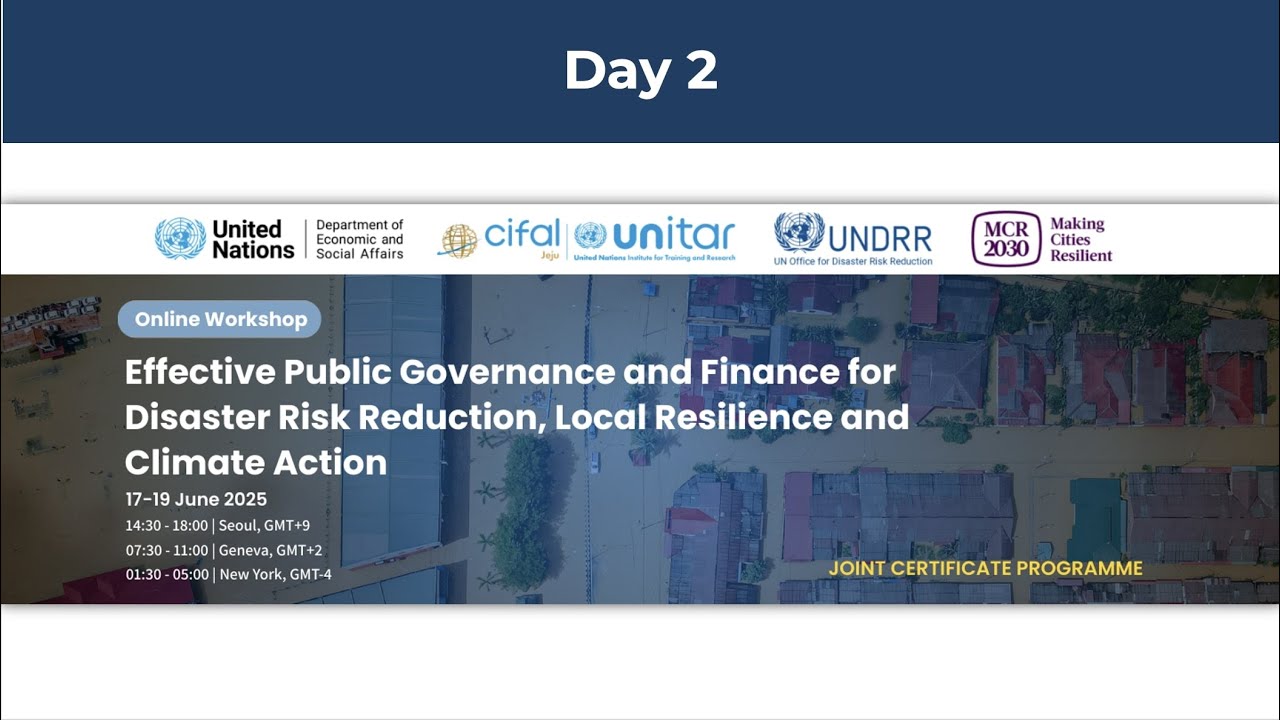(Day 2) DRR Workshop 2025