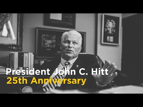 <h1 class=title>President John C. Hitt's 25th Anniversary at UCF</h1>
