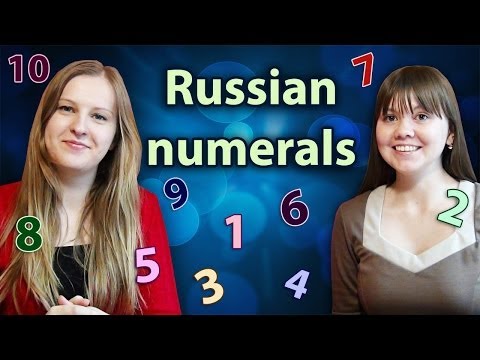 #6 Russian numerals 1 - 10 / Russian numbers / How to count in Russian - Russian numbers, numerals