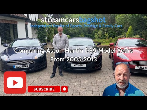 VERGLEICH DER ASTON MARTIN DB9 AUS DEN JAHREN 2005, 2008 UND 2013