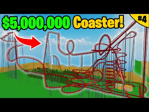I Spent $5,000,000 Building This Roller Coaster.. (Theme Park Tycoon 2)