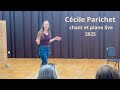 Chant et piano live 2025 - Cécile Parichet 