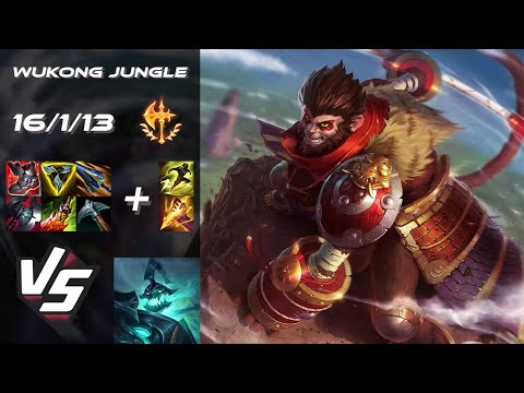 JUNGLE Wukong vs Hecarim - EU Challenger Patch 25.S2.6