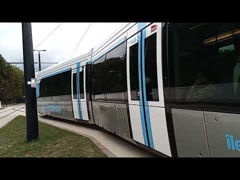 Tramway T13 Express -Jeudi 7 Juillet 2022 Arrivé d'un Citadis dualis N°TT510 à Saint-Germain-En-Laye