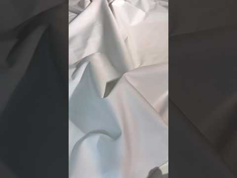 Stretch cotton fabric, plain white internetu