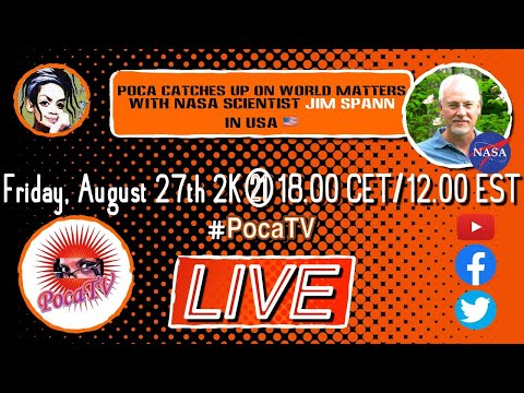 PocaTV LIVE! Se01E08 - Special guest - Jim Spann - 27Aug2K21