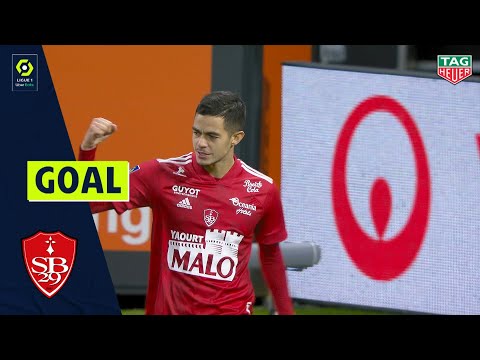Goal Romain FAIVRE (90' +3 pen - SB29) OLYMPIQUE LYONNAIS - STADE BRESTOIS 29 (2-2) 20/21