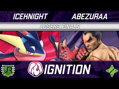 IceKnight (Greninja) vs abezuraa (Kazuya) - Ignition 354 LOSERS FINALS