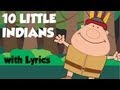 Ten Little Indians Nursery Rhymes Lyrics Tea Time With Tayla