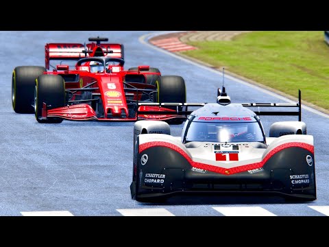Ferrari F1 2020 vs Porsche 919 EVO - Nordschleife