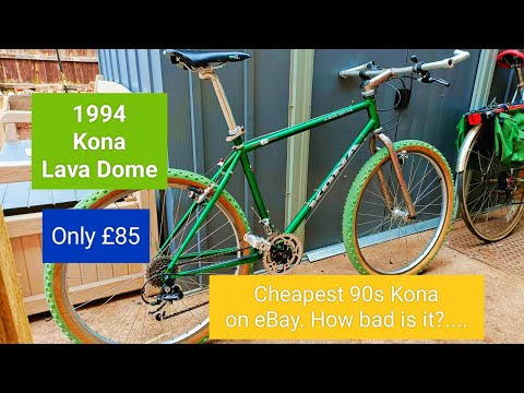 Part 1 Cheapest retro Kona on eBay!!! Just £85. Is my latest 90s mountain bike Lava Dome any good...