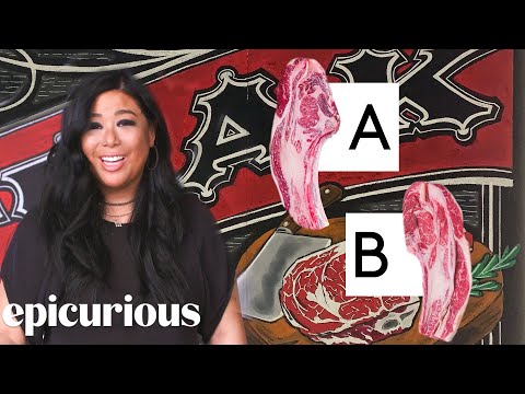 Steak Expert Guesses Cheap vs Expensive Steak | Price Points | Epicurious Video