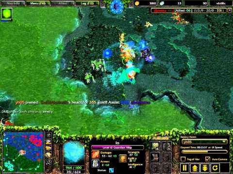 DotA Io Guardian wisp triple kill