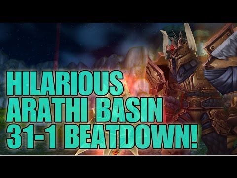 Bajheera - Hilarious 31-1 Arathi Basin Beatdown - 5.4.7 Gladiator Warrior PvP
