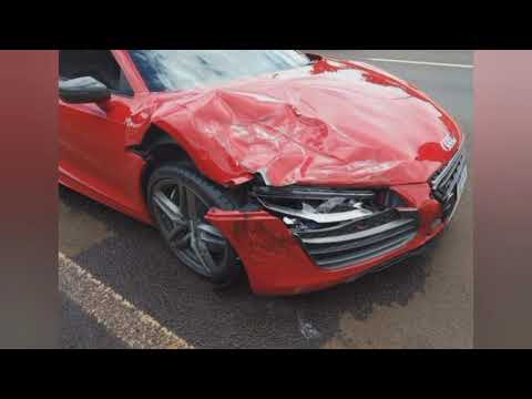 MAIKI 021 SOFREU UM ACIDENTE COM SUA NOVA AUDI R8