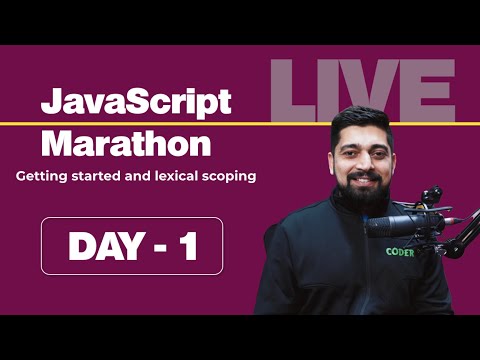 Javascript marathon Live classes on youtube