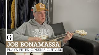 Joe Bonamassa Plays Peter Green&#39;s Guitars!