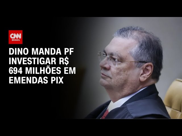 Dino determina inquérito para investigar R$ 694 mi de “emendas Pix” | CNN NOVO DIA
