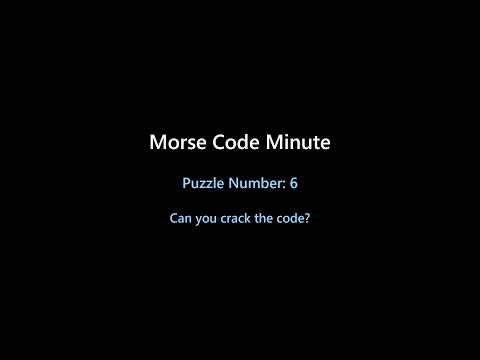 06 Morse Code