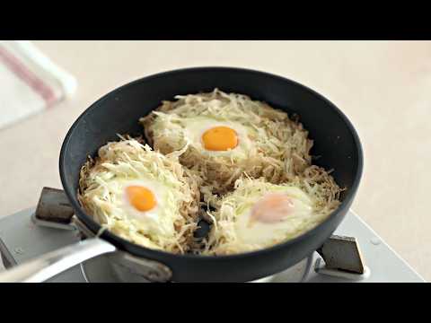 Quick & Easy Cabbage and Egg Breakfast