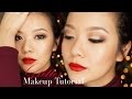 Makeup Tutorial: Glitter, Smoky Eyes and Red Lips ...