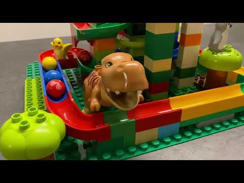 LEGO Duplo Marble Run ASMR - Satisfying with Automatic Lift
