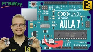 Curso de Arduino - Contagem 0 - 9 em Display de 7 Segmentos - Eletrônica Fácil -  Aula 7