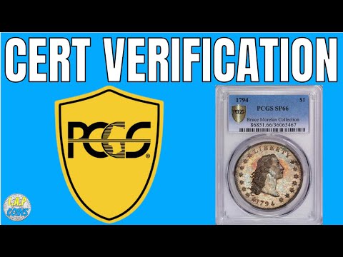 How To Verfiy PCGS Coin Slabs